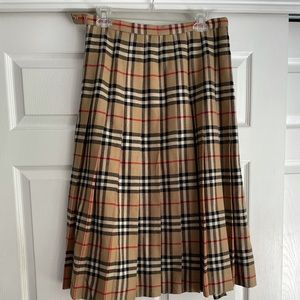 Vintage Burberry Wool Skirt
